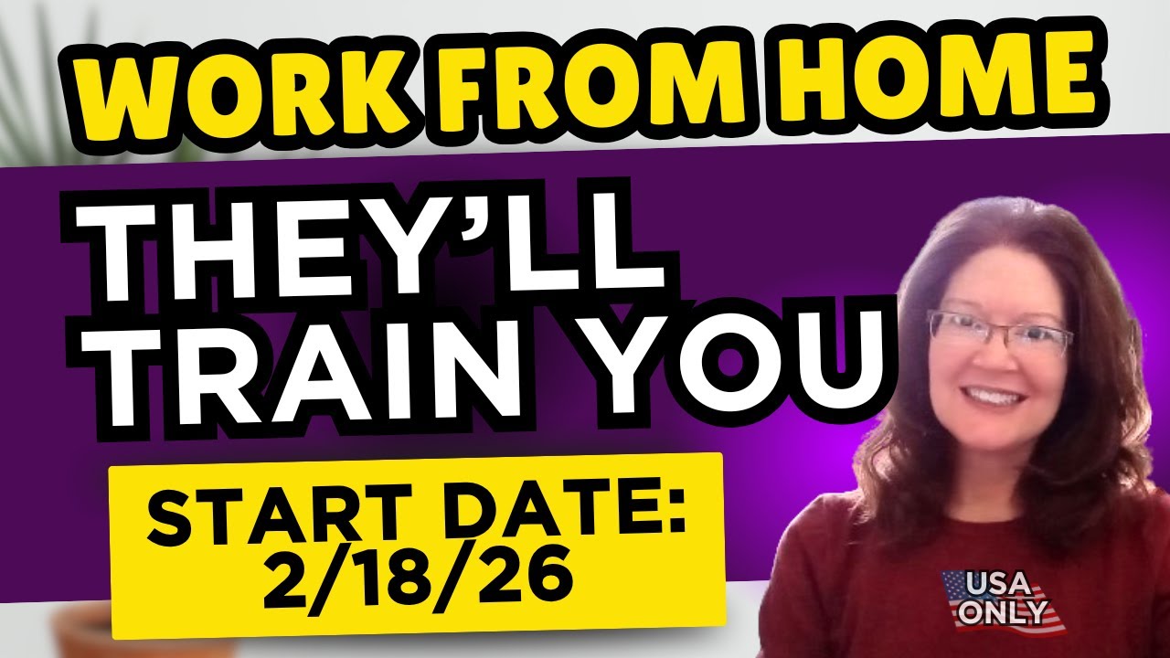 SOME PROVIDE EQUIPMENT TOO !  Training Included Work From Home Jobs (One Starts Next Month)
