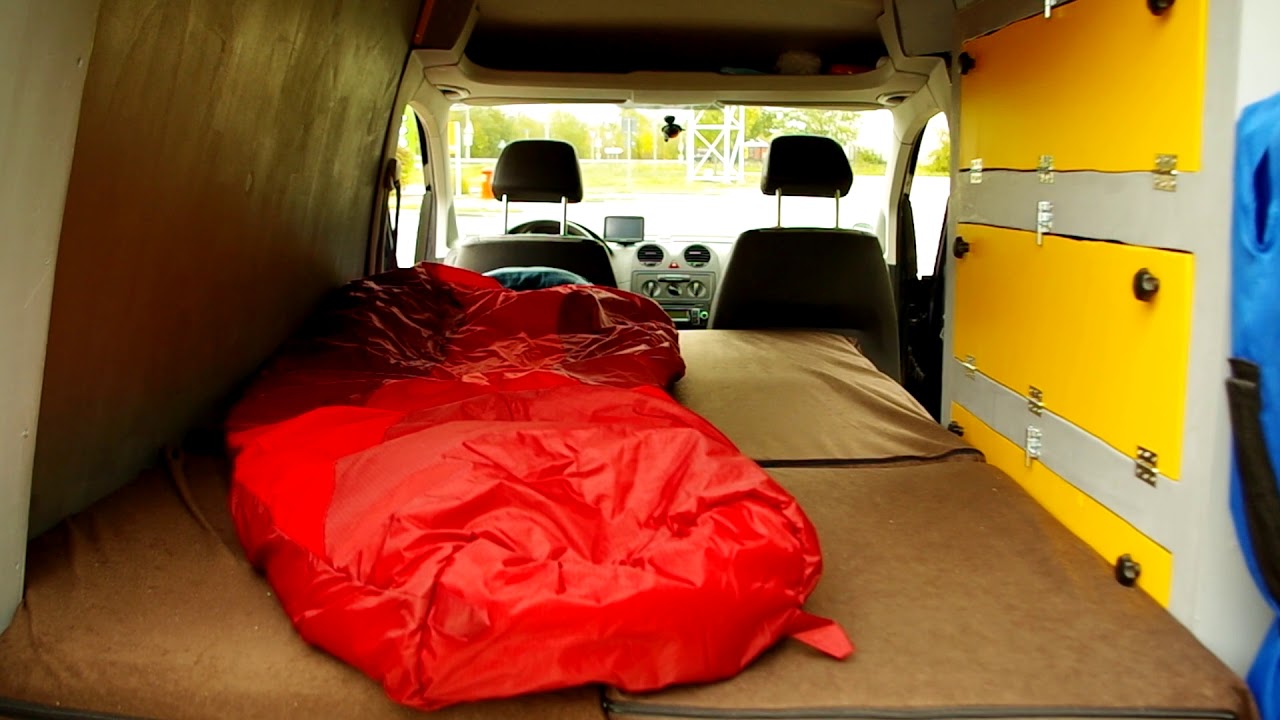 VW Caddy Minicamper ( Hochdachcamper) Ausbau.