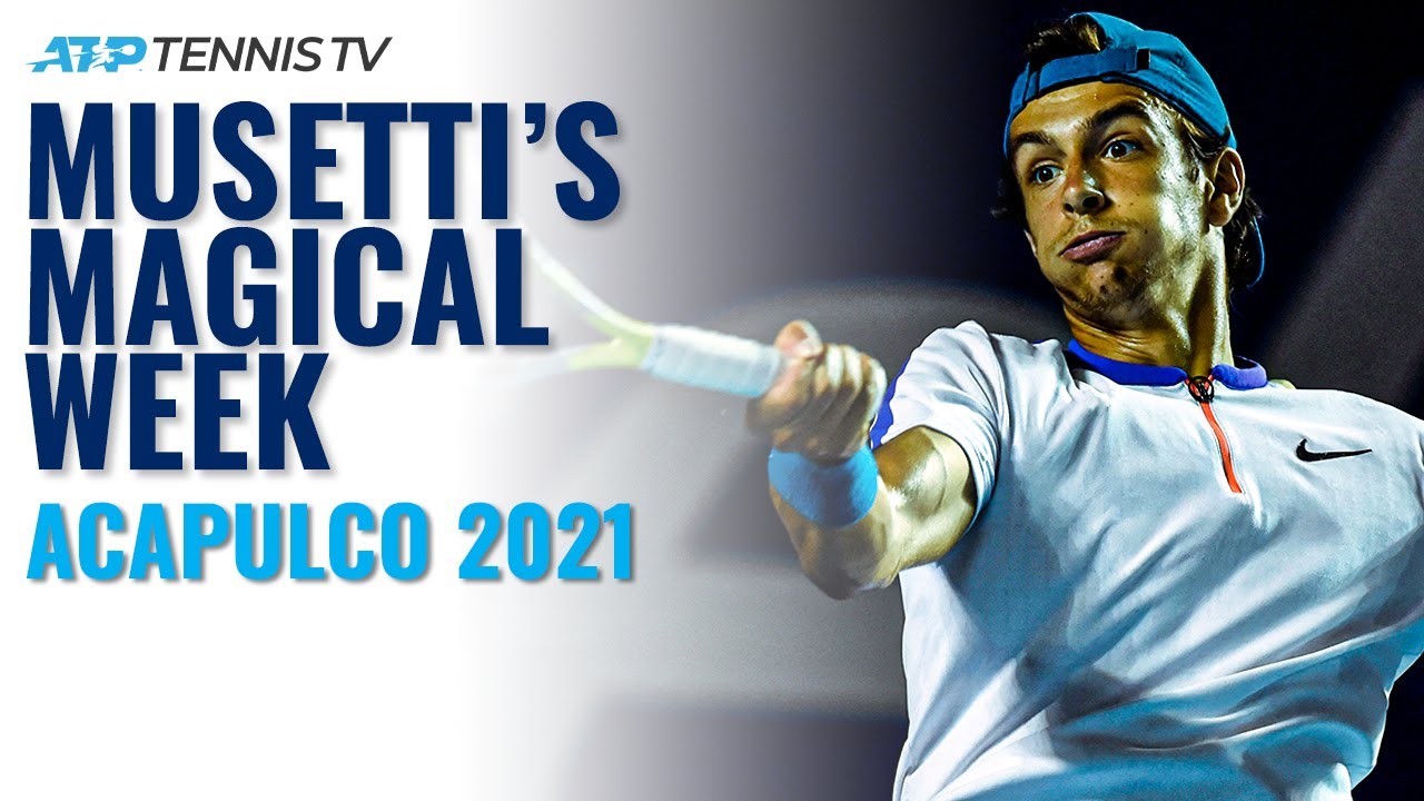 Lorenzo Musetti's Best Shots & Moments From Brilliant Week in Acapulco 2021!