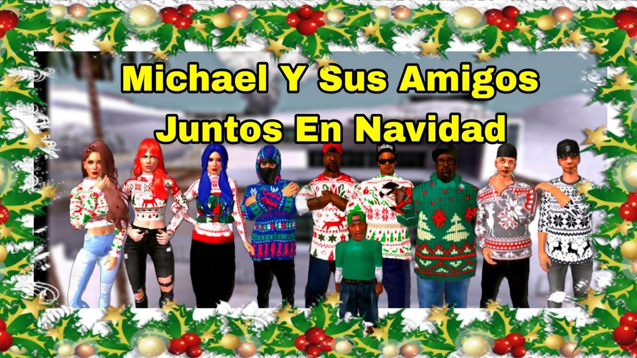 Michael Y Sus Amigos Juntos En Navidad- @Michaeljohnsongta 