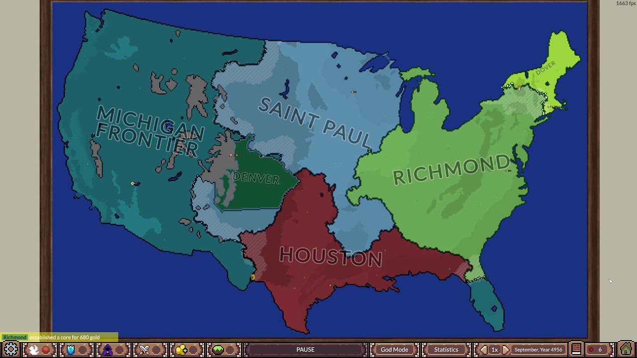 Ages of Conflict - usa 49 states fight to be one