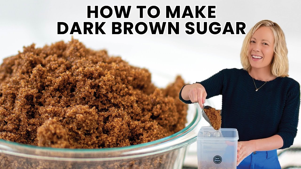 How to Make Homemade Dark Brown Sugar with Just 2 Simple Ingredients &ndash; Quick & Easy Recipe!