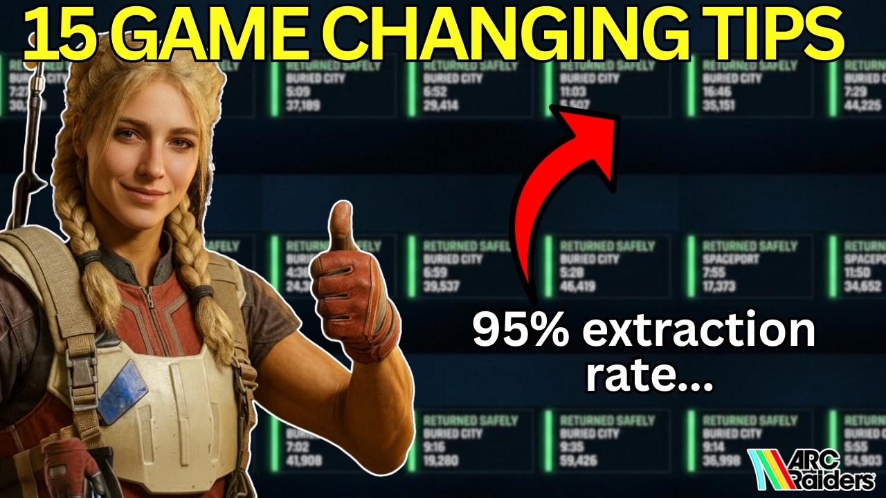 15 Tips That Got Me to a 95% Extraction Rate in Arc Raiders