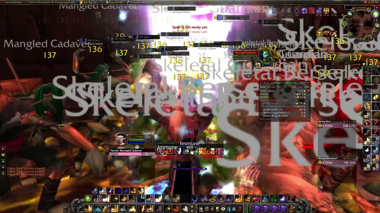 paladin stratholme farm 300g RAW gold 500g(boosting) 180+ mobs 8 min clears