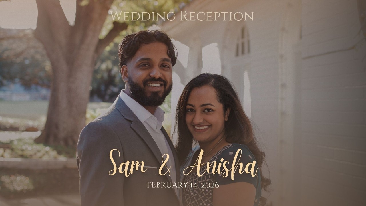 Mr. Sam and Mrs. Anisha || Wedding Reception || B OnAir Productions