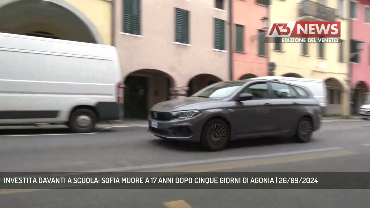 INVESTITA DAVANTI A SCUOLA: SOFIA MUORE A 17 ANNI DOPO CINQUE GIORNI DI AGONIA | 26/09/2024