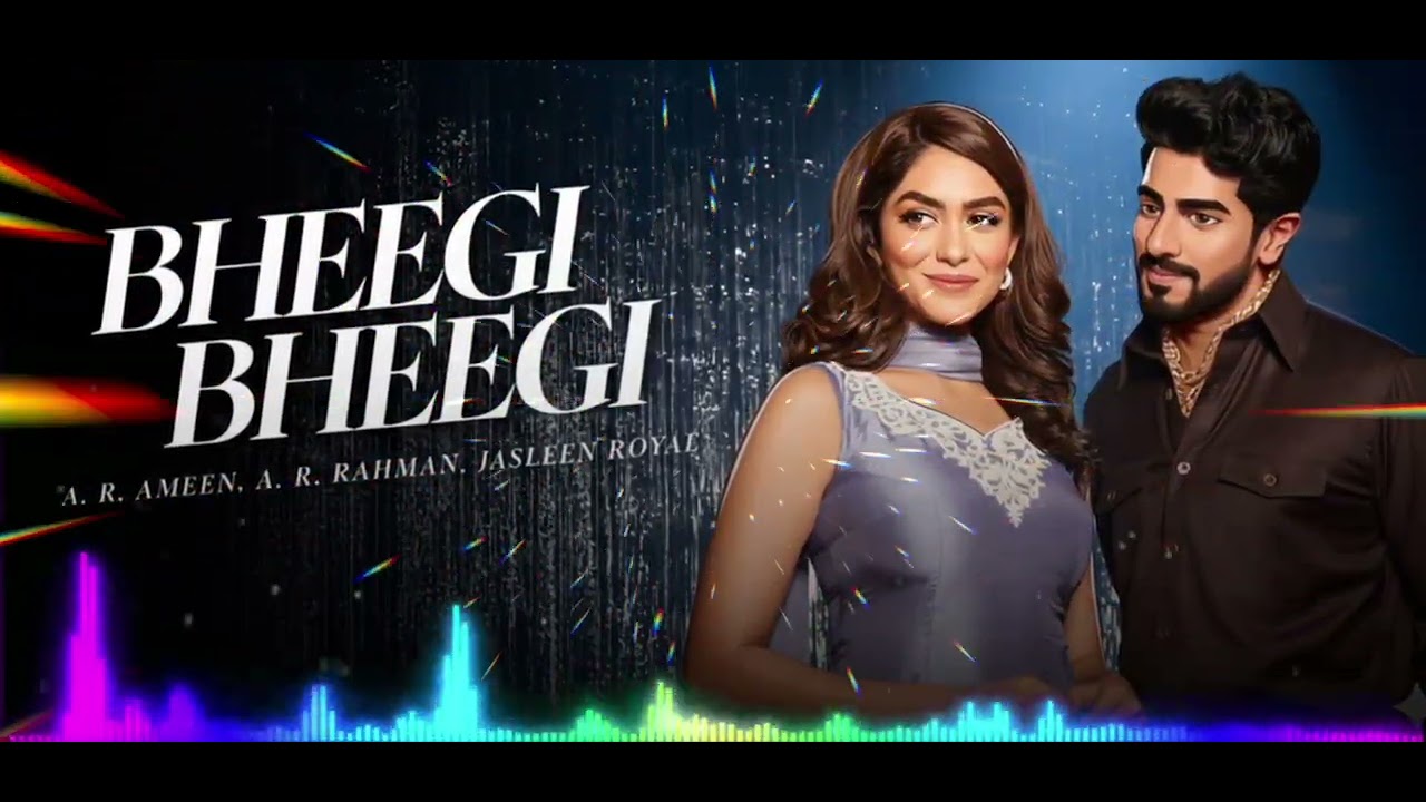 Bheegi Bheegi  Music Video A.R. Ameen, A.R. Rahman, Jasleen, Dulquer, Mrunal & Irshad Kamil