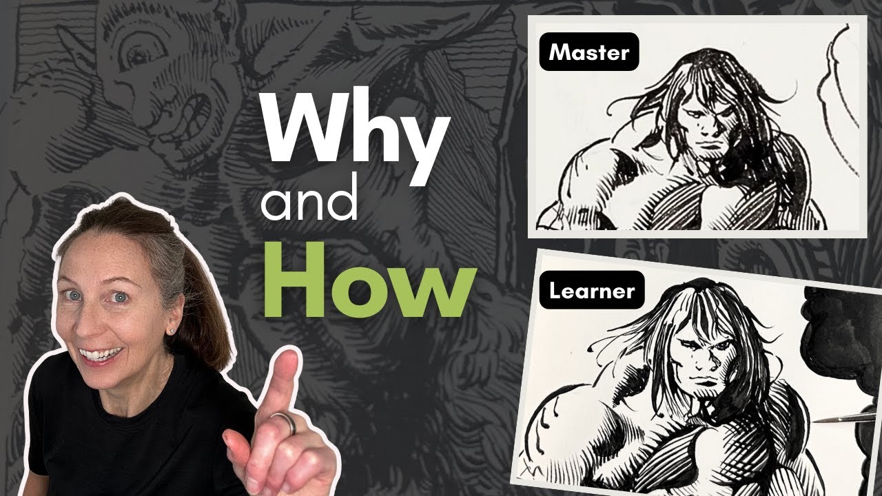 How to Analyze Art | Alfredo Alcala Master Study in Pen and Ink
