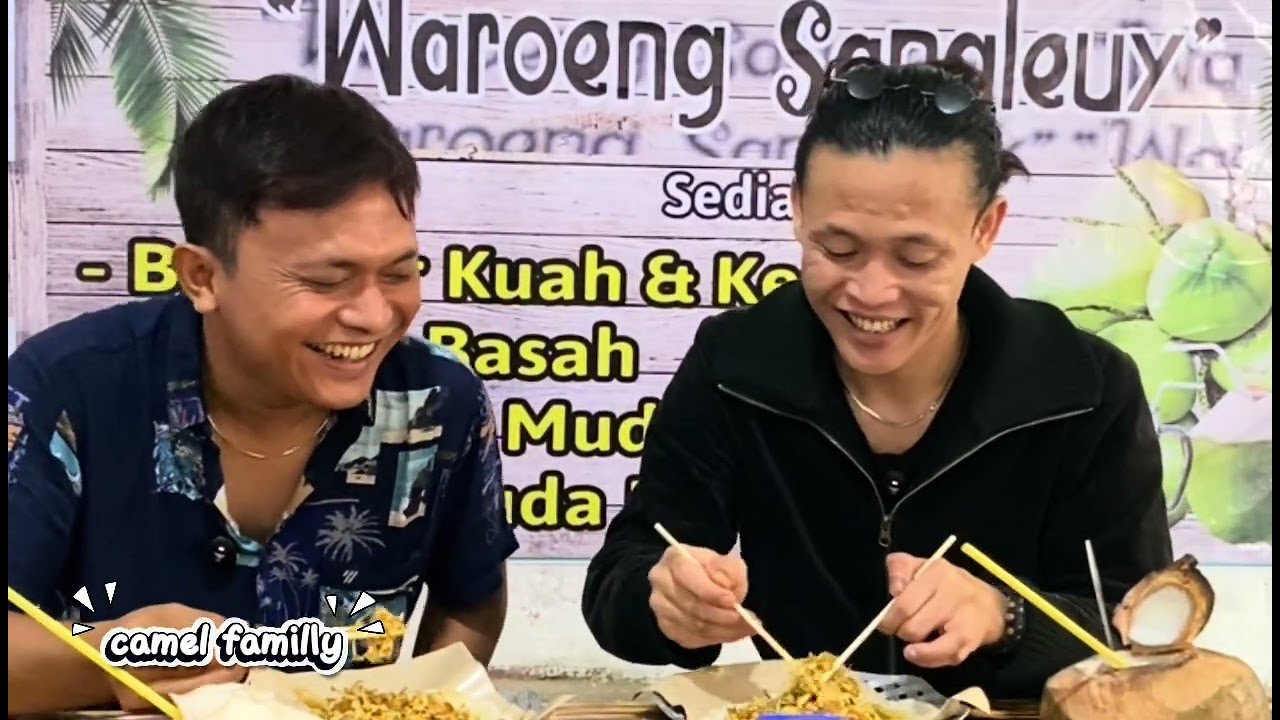 kedatangan mang bege ke warung sangleuy#kuliner 