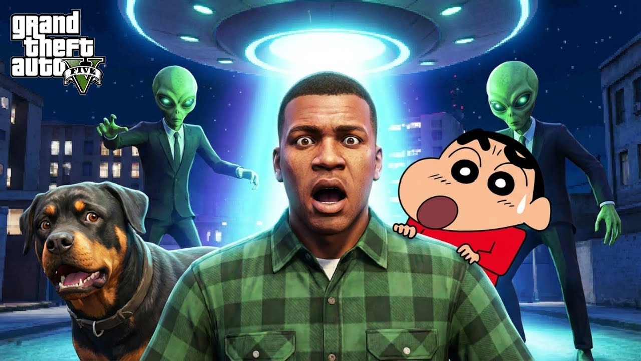 GTA5 Alien Franklin Ke Peeche Aa Gaya 💀 @sd4sonu
