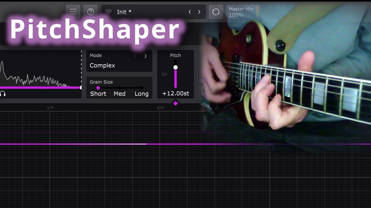 Измените высоту звука с помощью PitchShaper