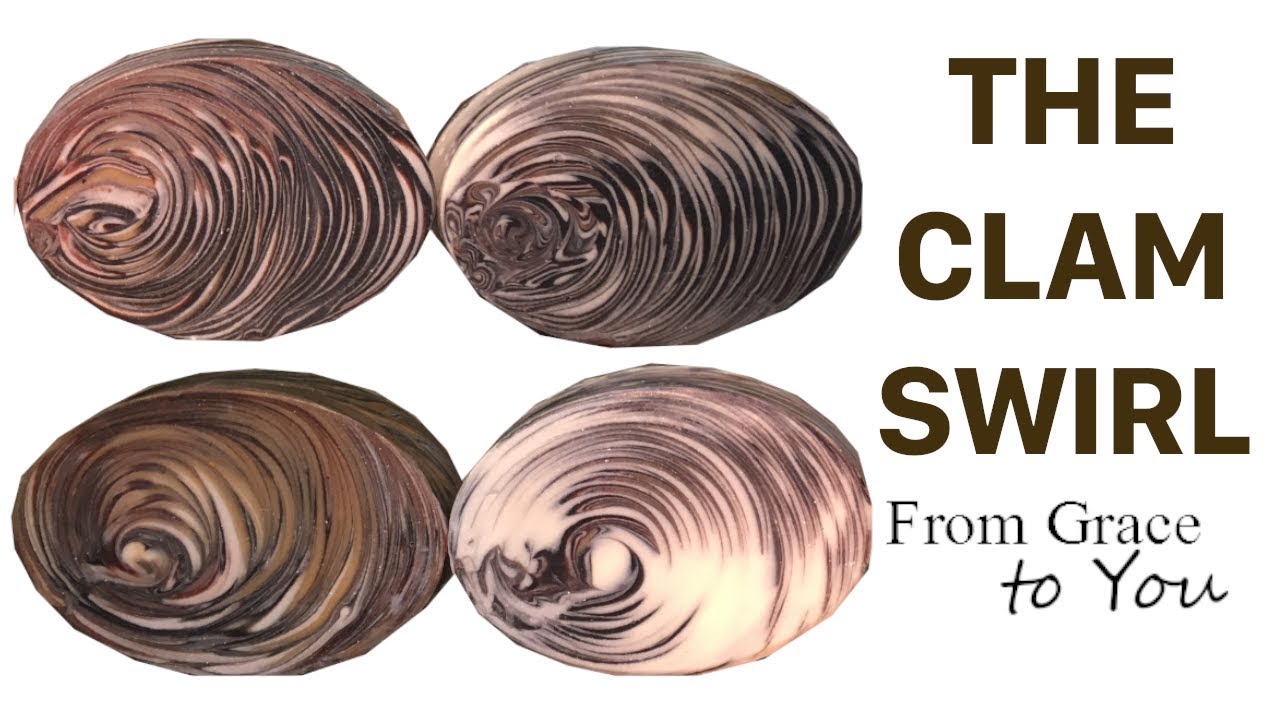The Clam Swirl for Cold Process Soap-Chapter 3 Creating Soap Art Part 2