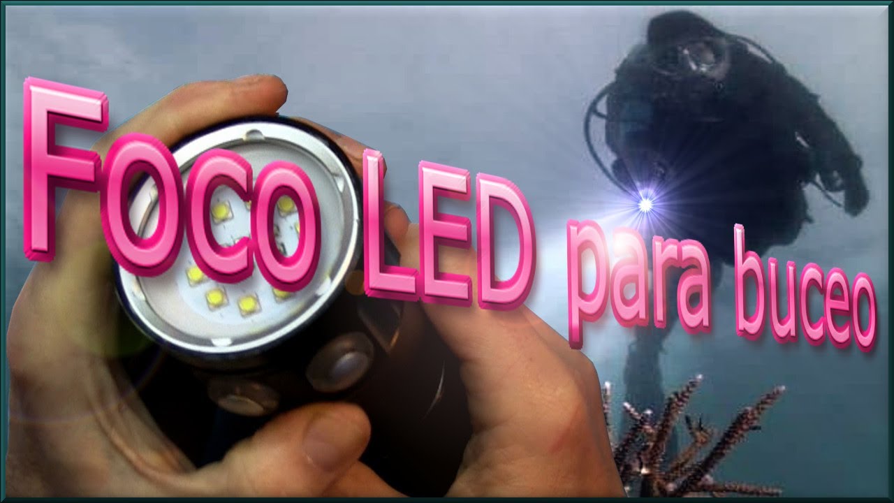 ✅ Reparación foco LED para buceo | J_RPM