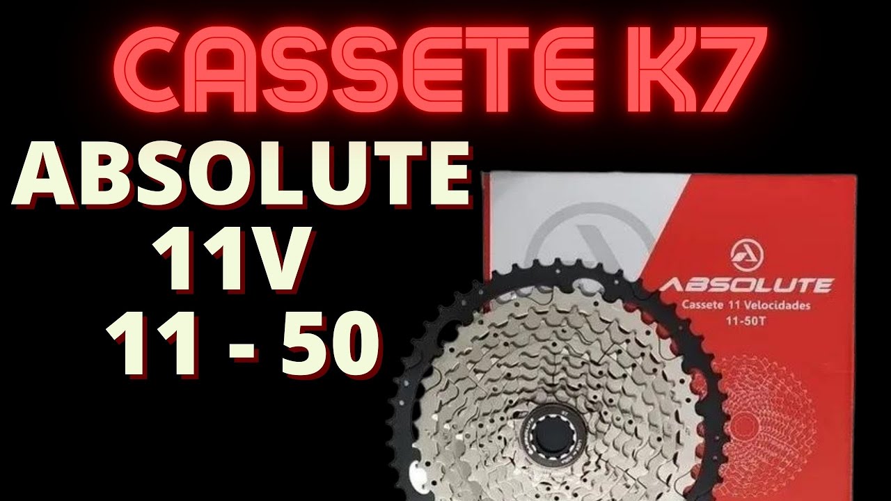 CASSETE K7 ABSOLUTE 11V 11 x 50