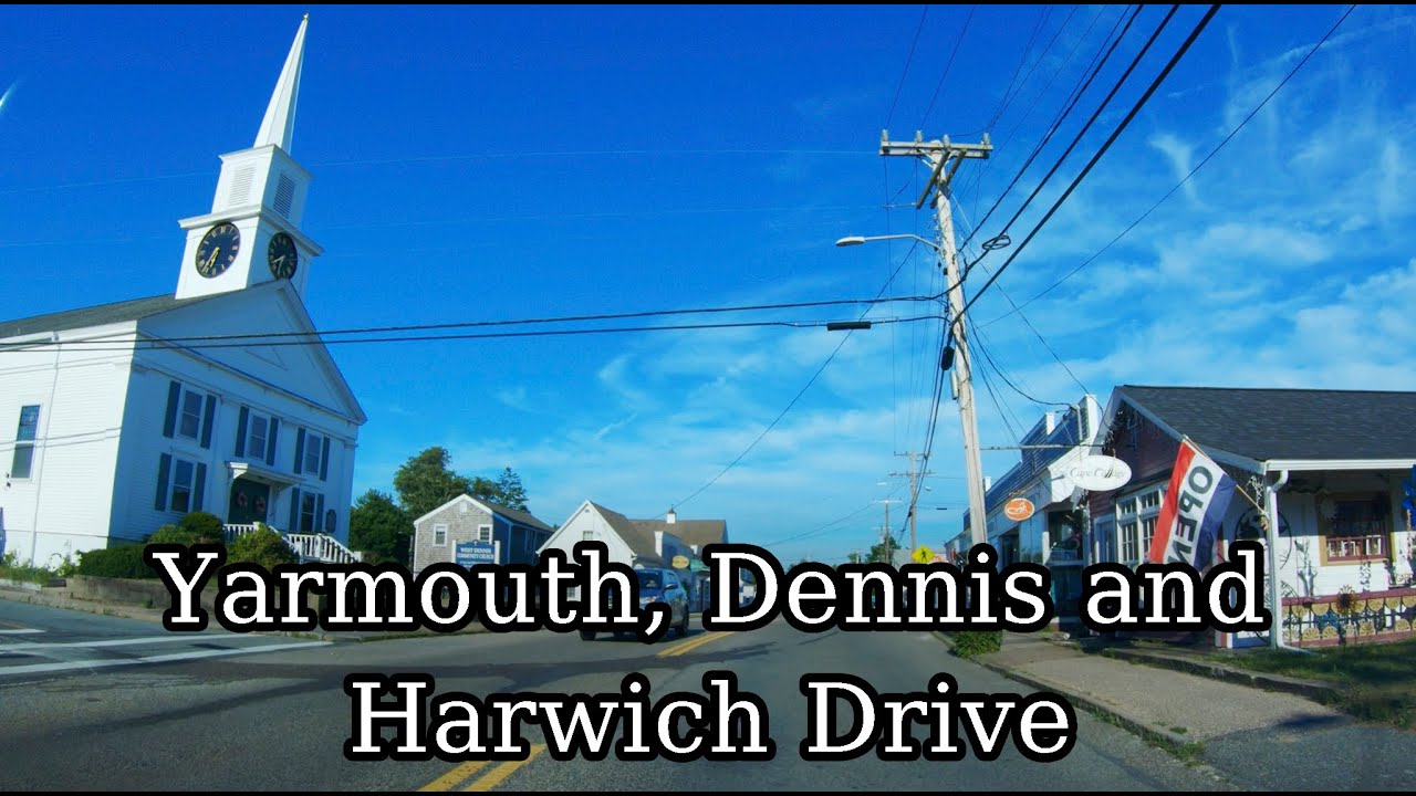 Yarmouth, Dennis and Harwich MA Cape Cod drive on Route 28 South