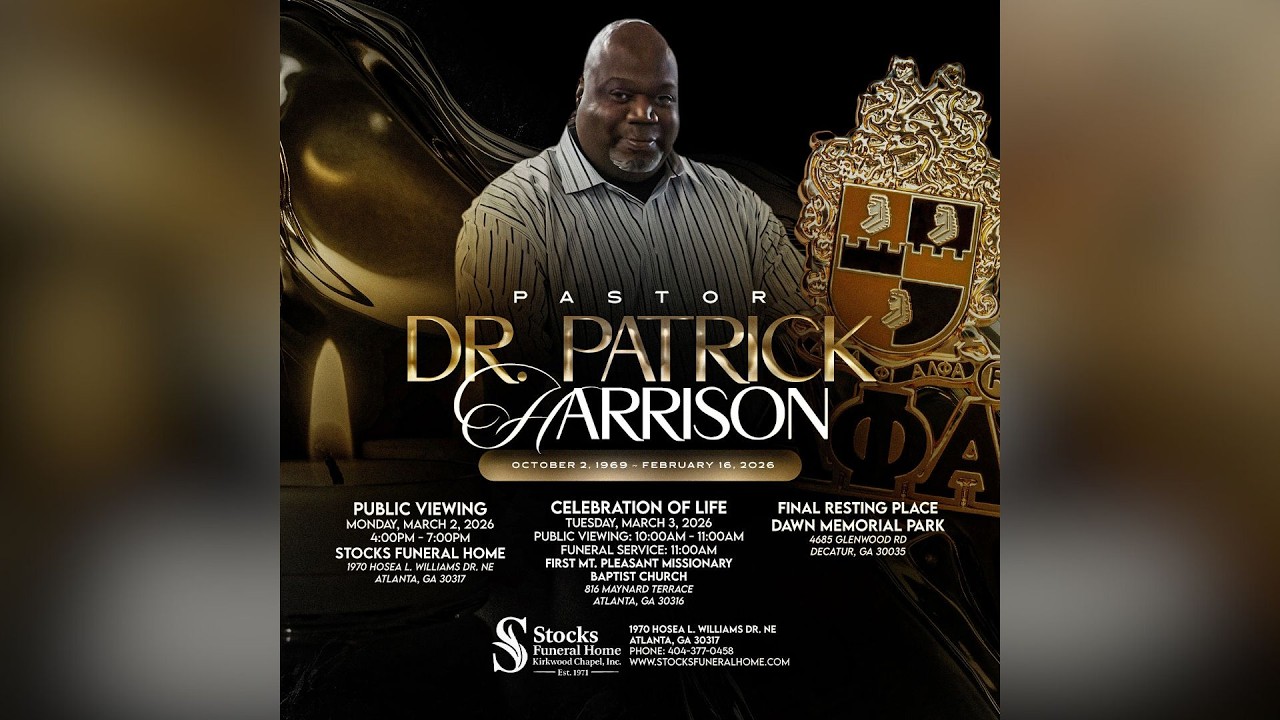 Celebrating The Life & Legacy of Pastor Dr. Patrick Harrison