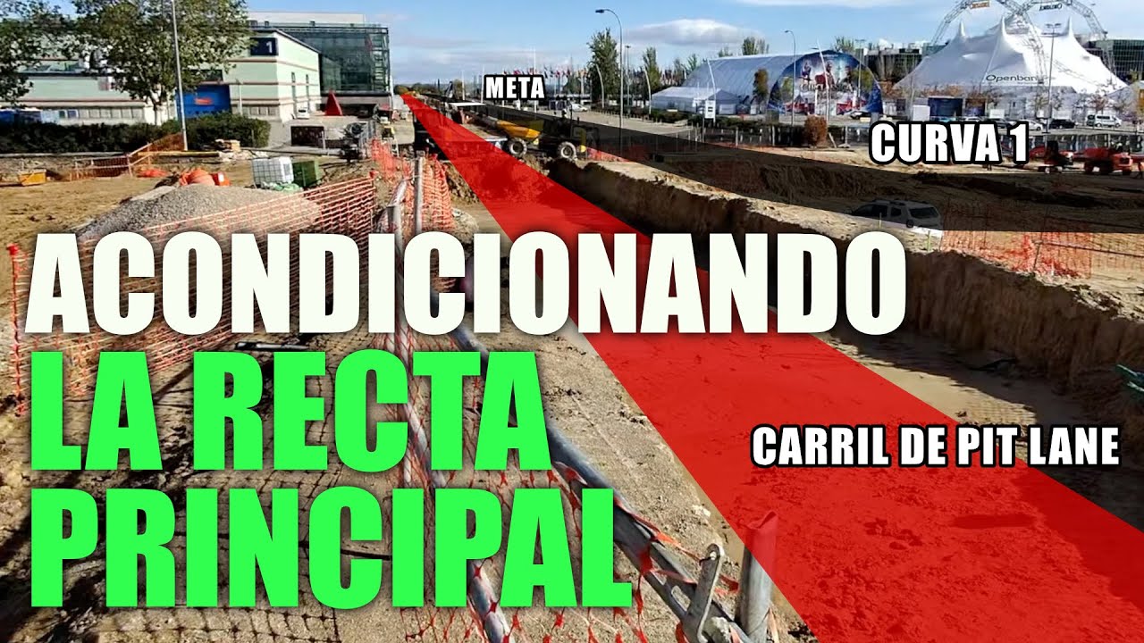 Obras Madring - 28/11/25 - Acondicionando la recta principañ