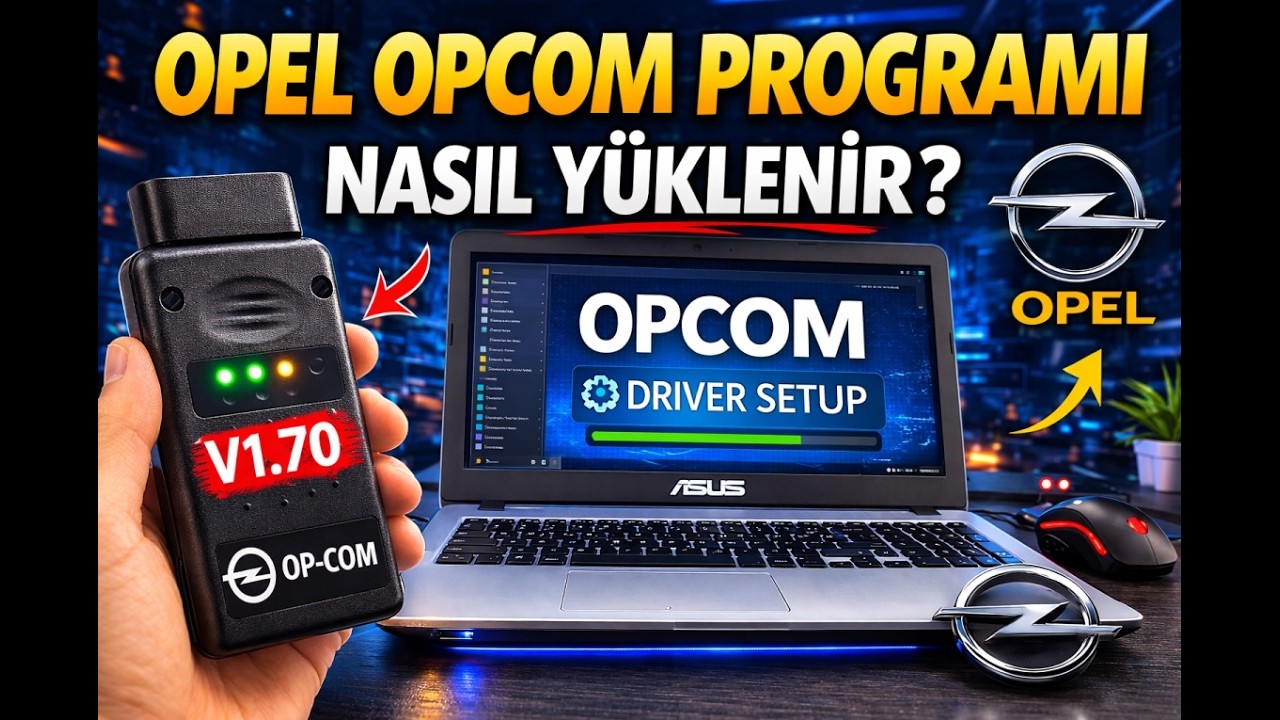 OPCOM V1.70 Kurulumu Nasıl Yapılır? | Opel Arıza Tespit Programı Kurma