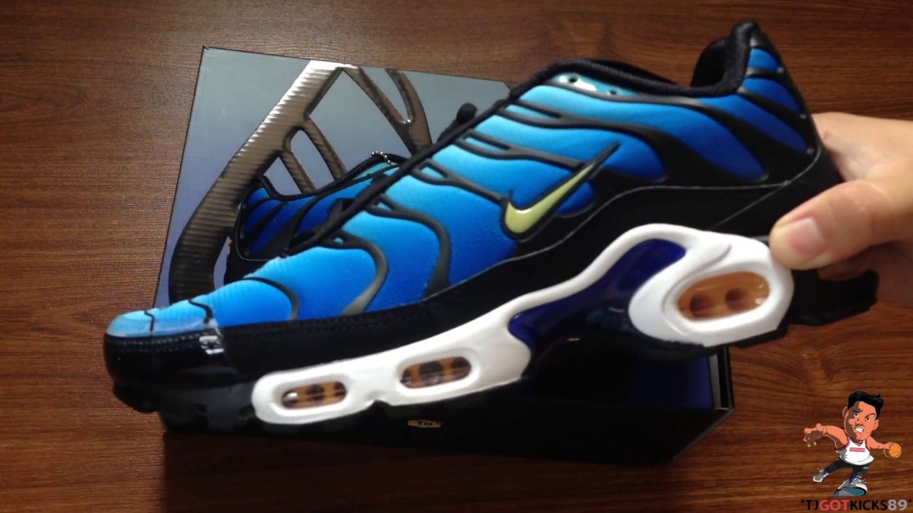 Распаковка и обзор кроссовок TNs 110s Air Max Plus TN OG Hyper Blue