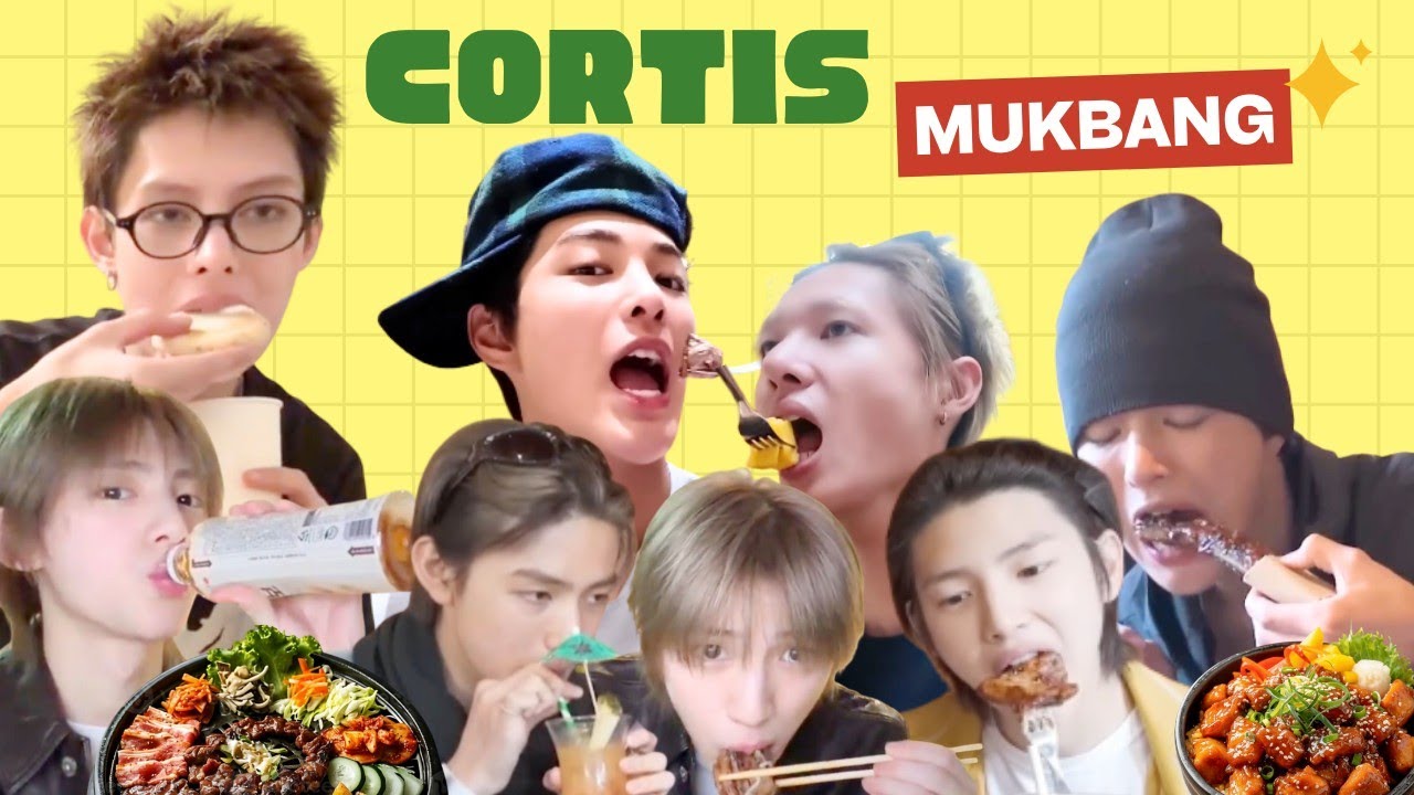 CORTIS Mukbang & Eating Delicious Food Part 5 #cortis #mukbang #james #martin #2026 #keonho #bighit 