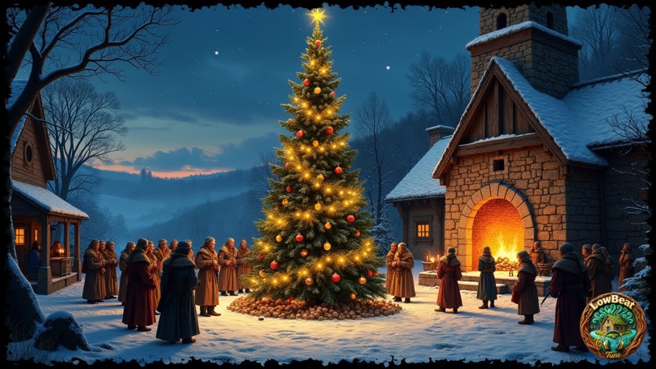 Enchanting Celtic Christmas 🎄 | Medieval Winter Music for Peaceful Nights | LowBeat Tune 🍁