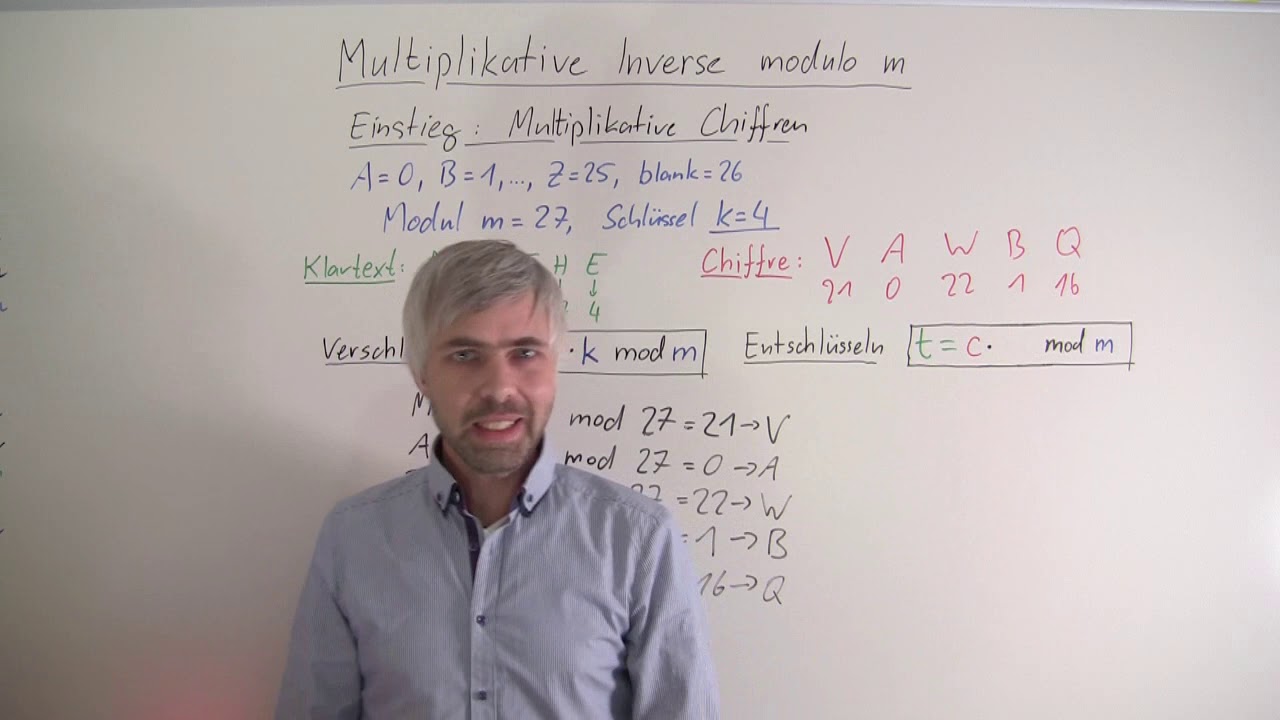 Multiplikative Inverse modulo m