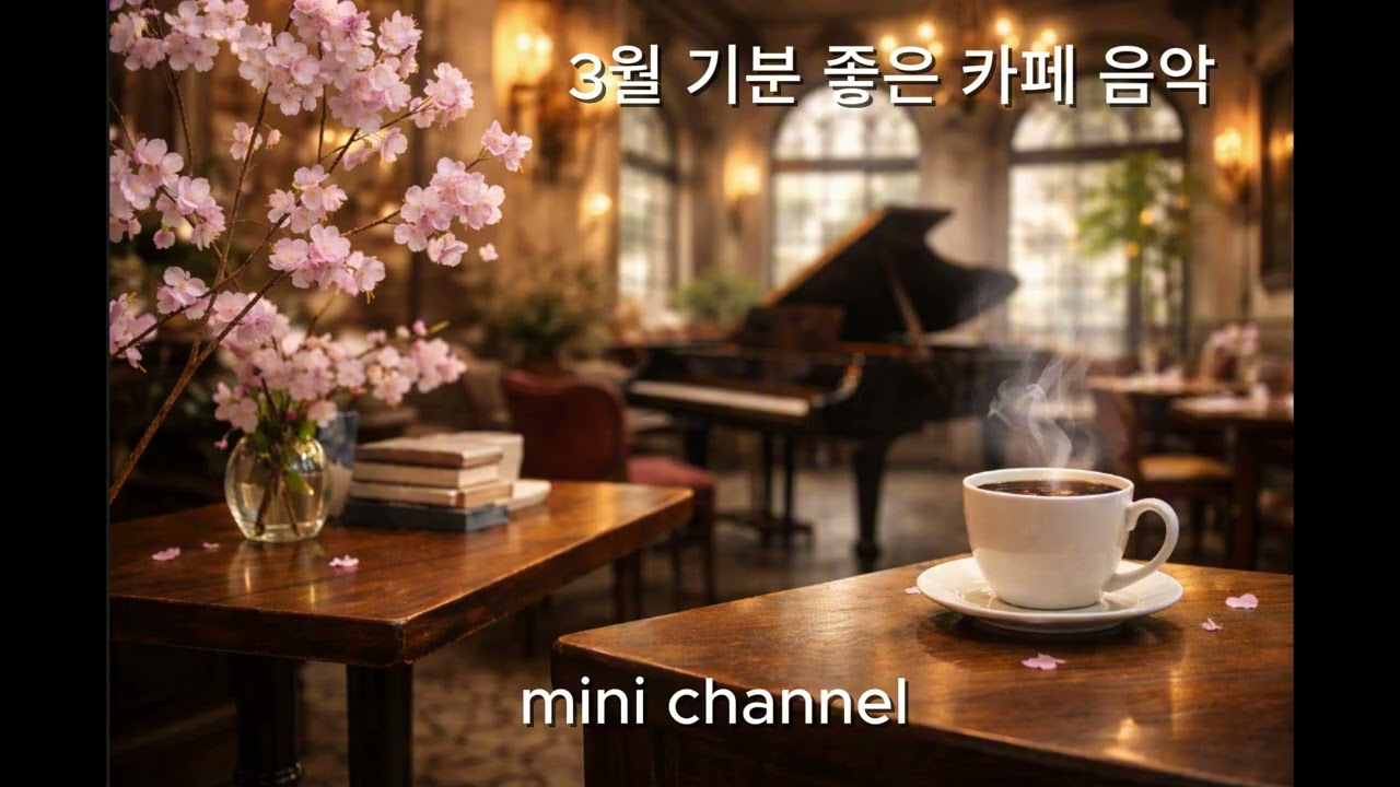 🌸 봄 피아노 카페 음악 | 3월의 우아한 피아노 플레이리스트 ㅣSpring Piano Café | March 2026
