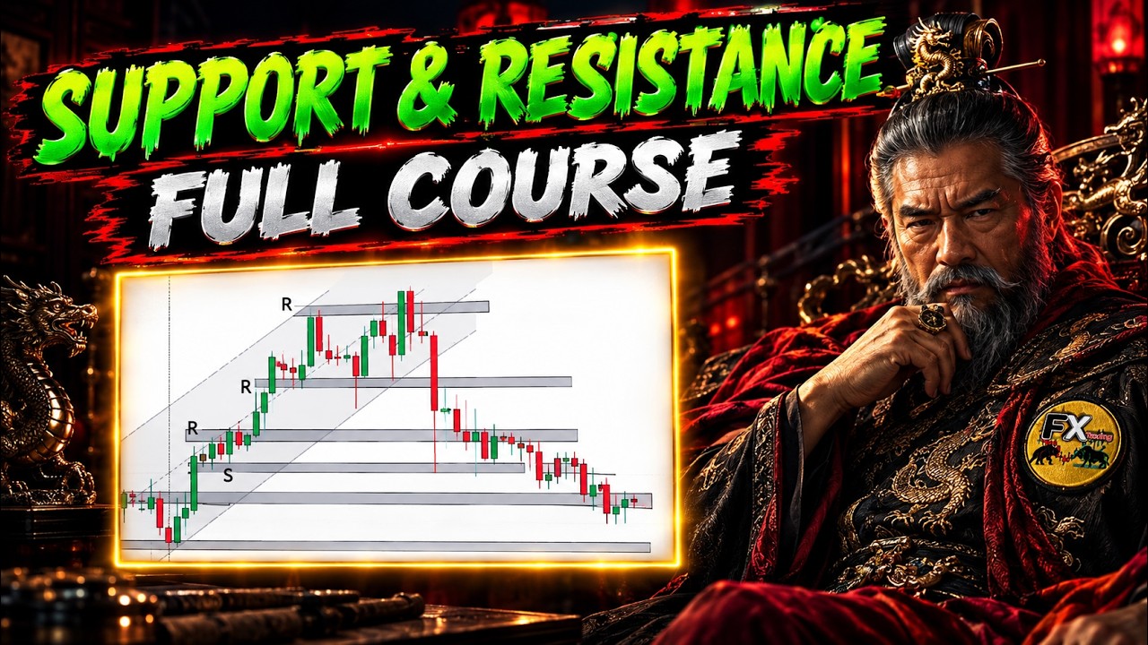 সাপোর্ট এবং রেসিস্টেন্স মাস্টার ক্লাস:Support and Resistance full Advanced course, earn from trading