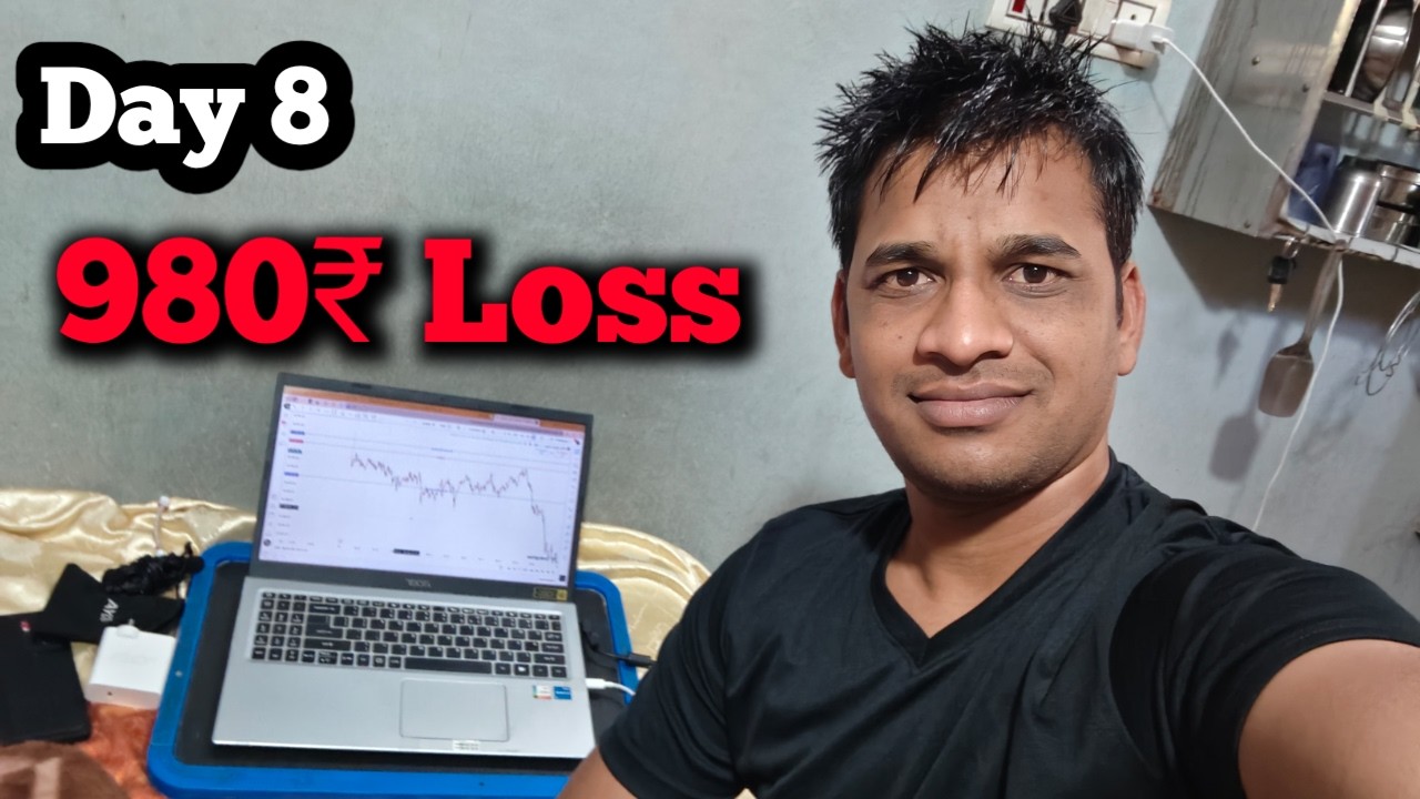 On camera 📸 Banknifty Option trading, day 8 capital building, Tr Johnny