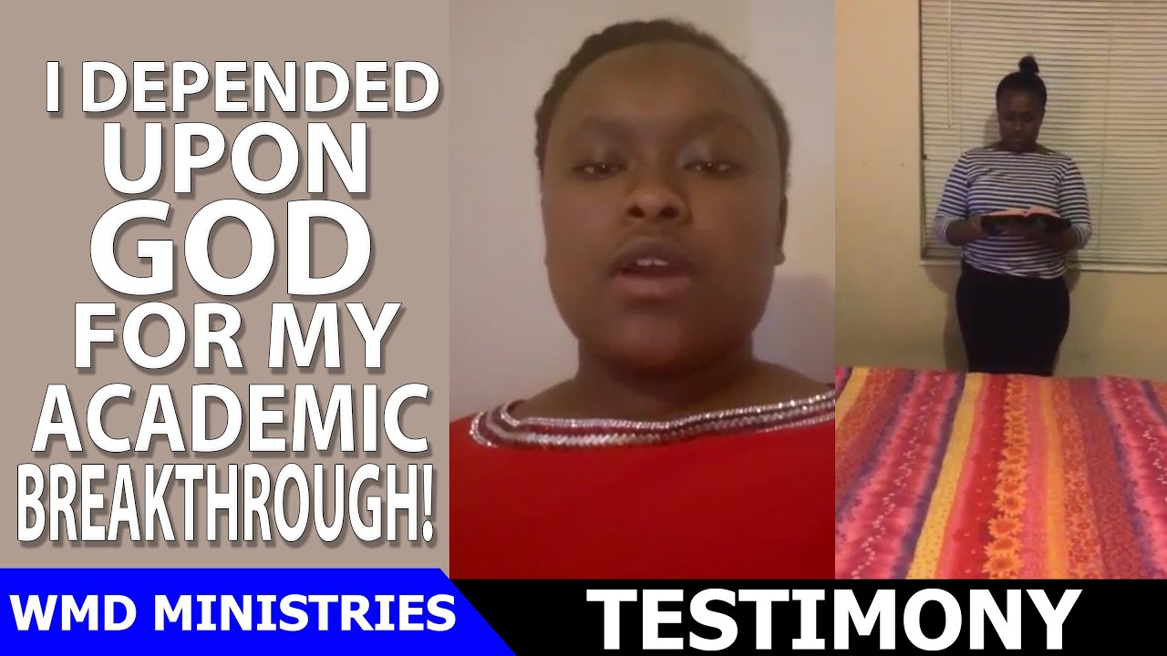 I Depend Upon God For My Academic Breakthrough!