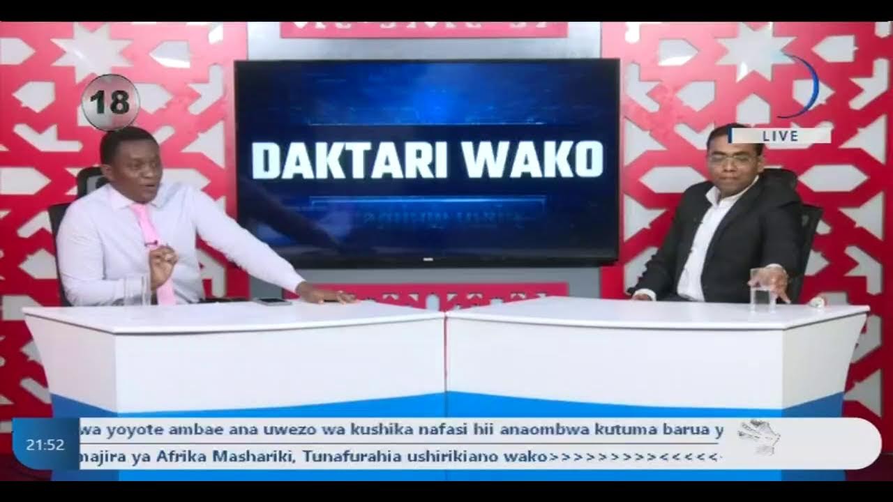 🔴#LIVE: SABABU ZA TATIZO LA PUMU NA SARATANI YA MAPAFU | DAKTARI WAKO | 11 FEB ,2025
