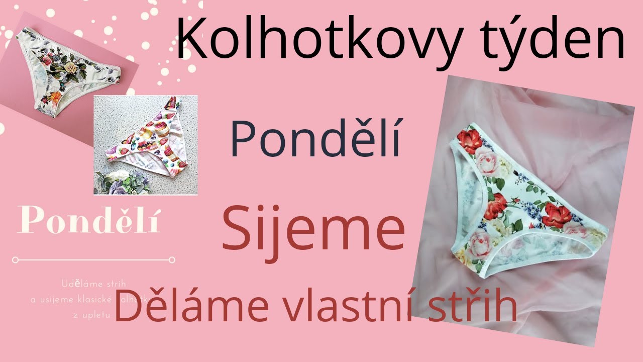 Kalhotkovy týden. Pondělí. Návod jak udělat vlastní střih kolhotek. Jak ušít kolhotky.Střih zdarma