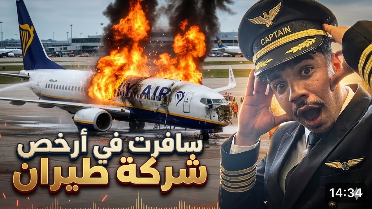 سافرت في أرخص شركة طيران في العالم 🌏✈️(RYANAIR )