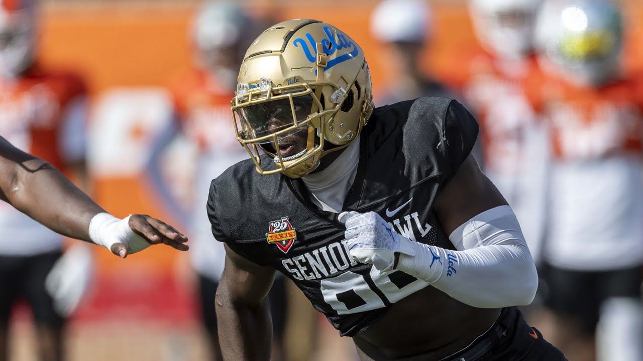 New Tennessee Titans Edge Femi Oladejo Highlights | Senior Bowl 2025