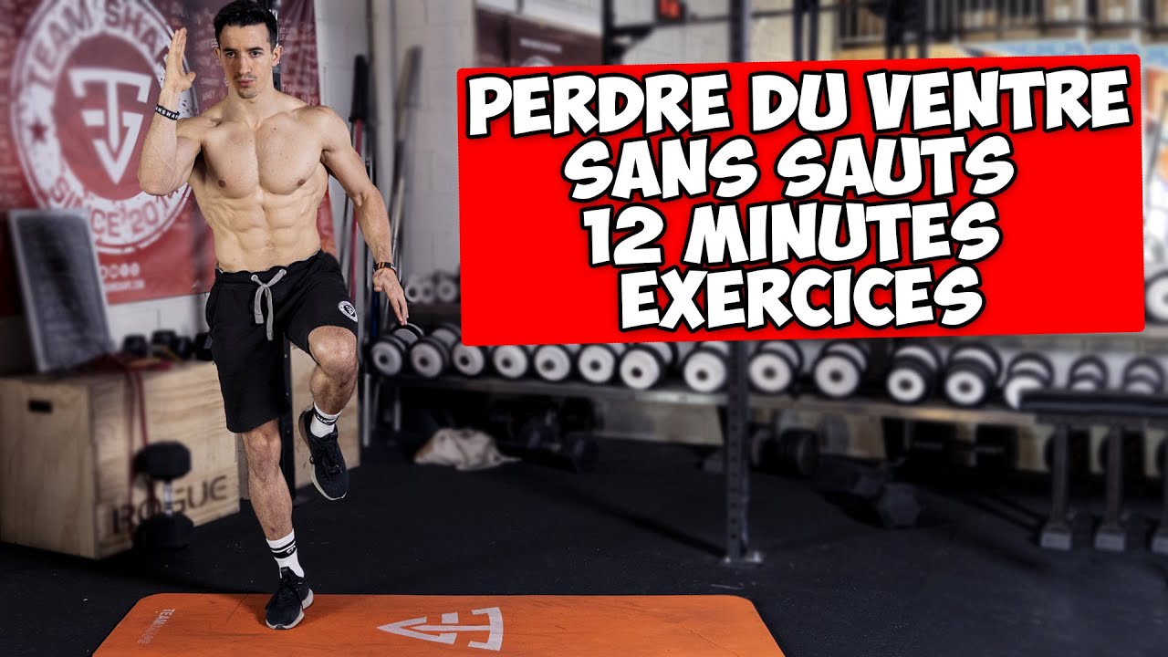 12 min d'exercice pour perdre du ventre sans aucun saut