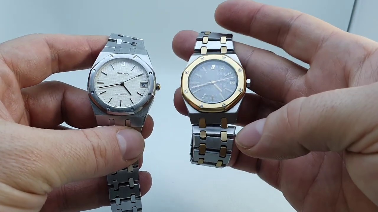 1979 Bulova 'Royal Oak' vs Audemars Piguet Royal Oak.  Model reference 4240101