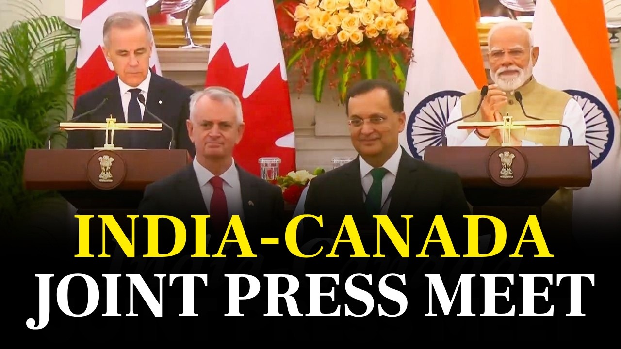 LIVE: PM Modi, PM Carney of Canada joint press meet at Hyderabad House, New Delhi