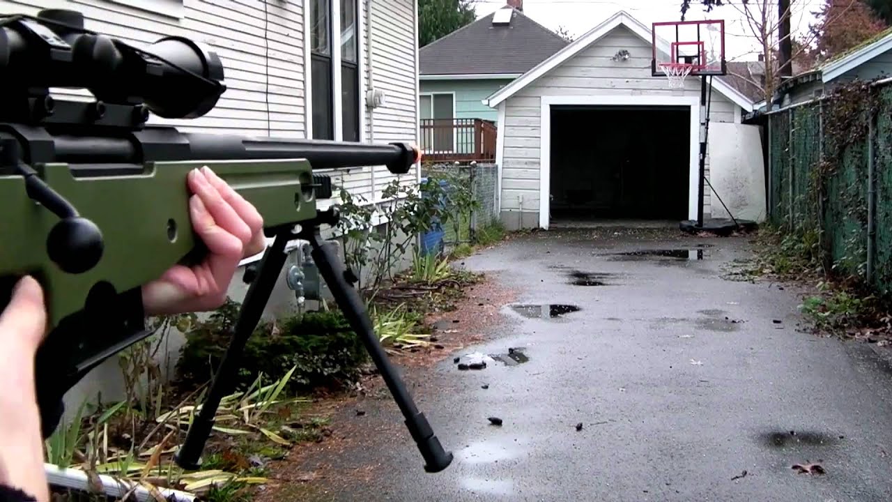 Gas L96 Sniper Rifle accuracy test
