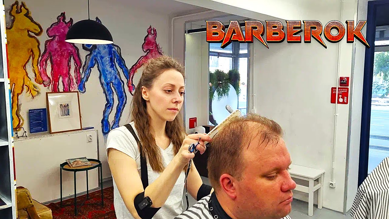 ✂️Soothing Haircut & Hair Care with Barber Alla🌸Relax & Unwind for Over an Hour