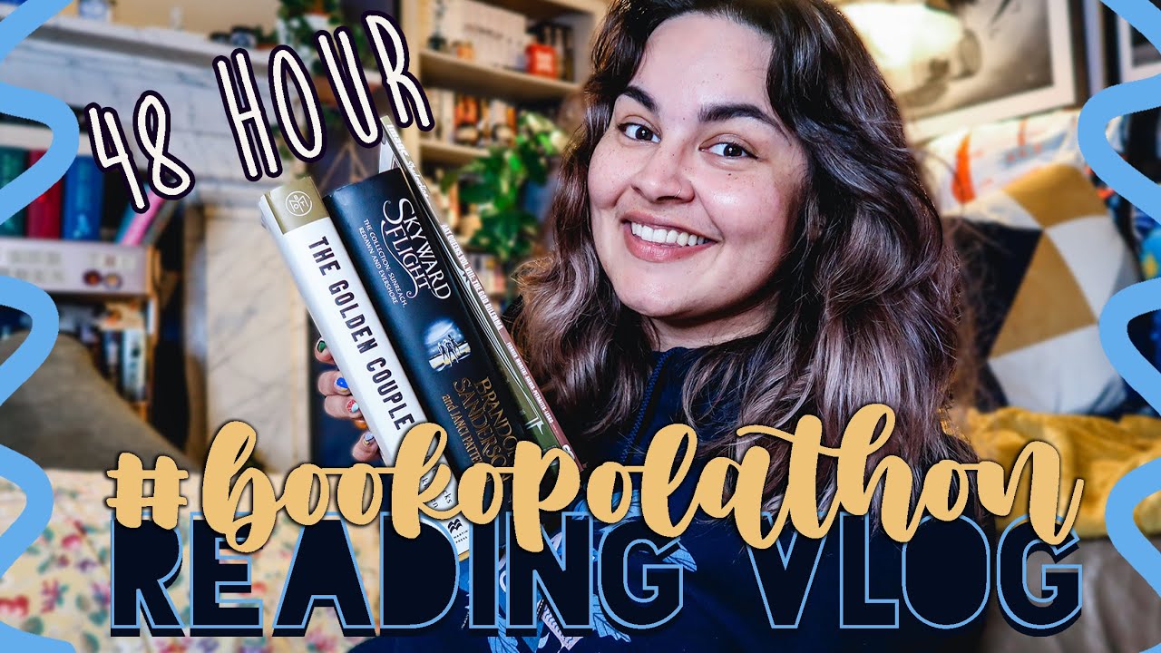 How Many Books Can I Read in 48 Hours?? 48 Hour Bookoplathon Vlog // 2022 // AD