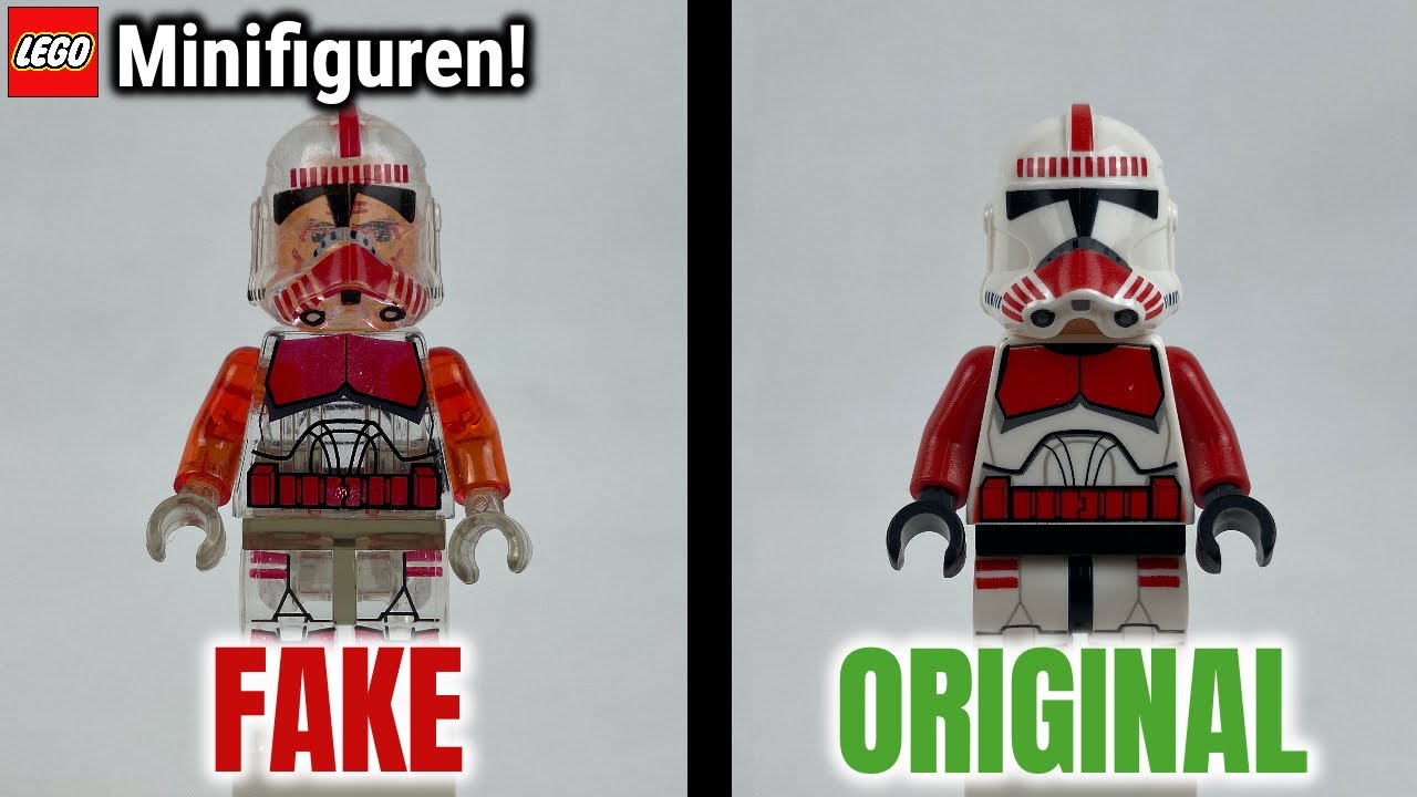 FAKE vs ORIGINAL Minifiguren von LEGO erkennen! | Vergleich & Unterschiede