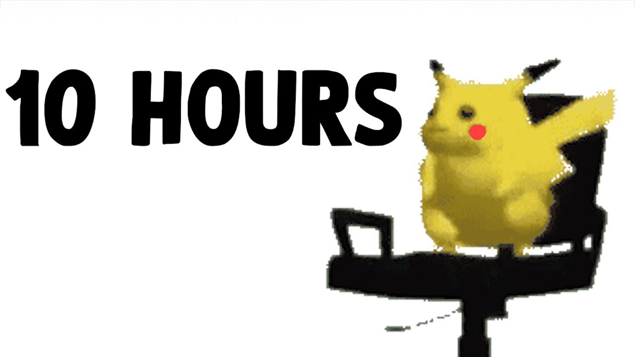 Pikachu Spinning Chair 10 Hours