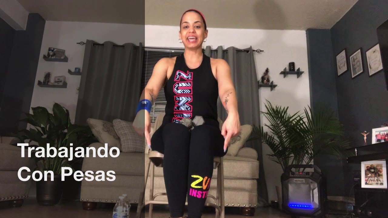 Ejercicios con Pesas en Silla