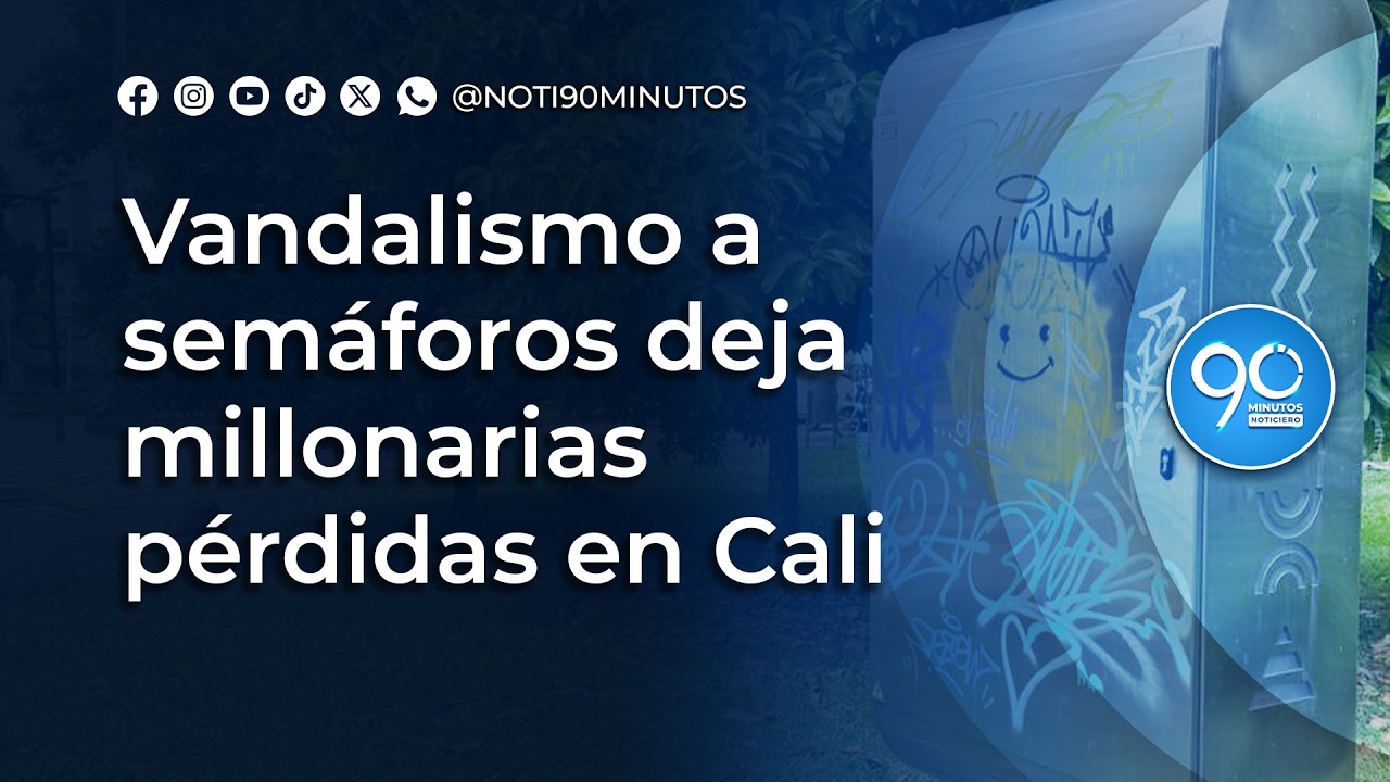 Vandalismo a semáforos deja millonarias pérdidas en Cali