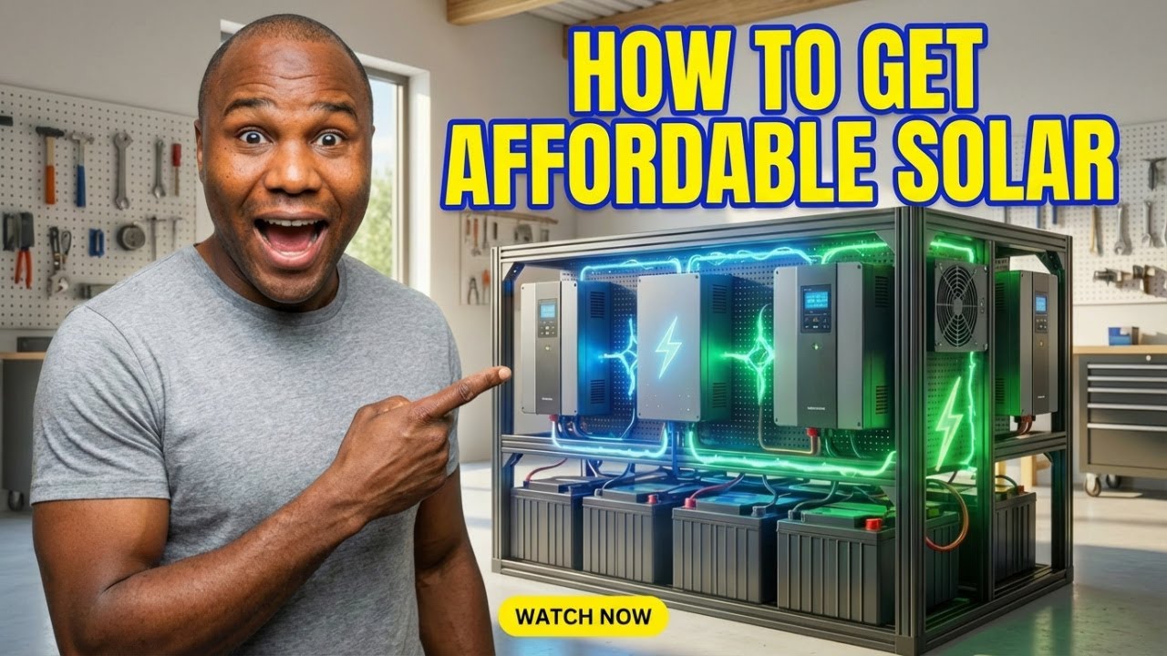 1: 8KW SOLAR POWERED GENERATOR DESIGN PART1 INTRO V2