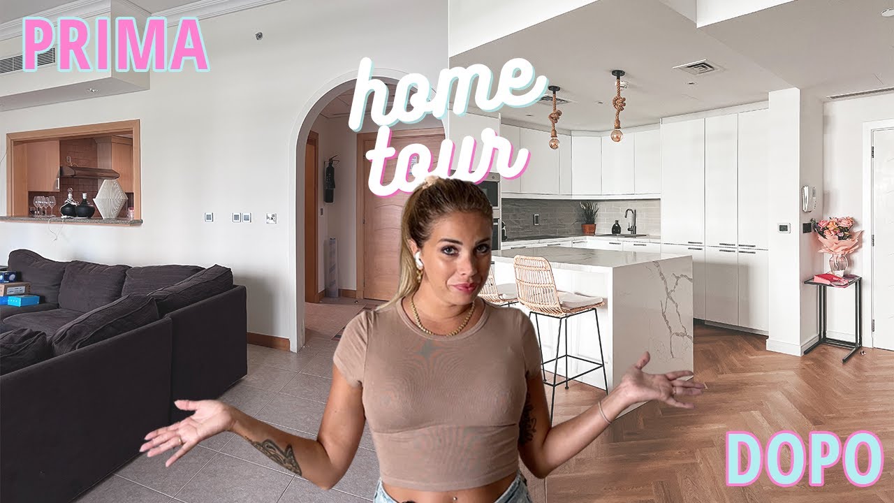 Dubai Home Tour 🏠 Casa di 150m² ristrutturata a Palm Jumeirah 🇦🇪