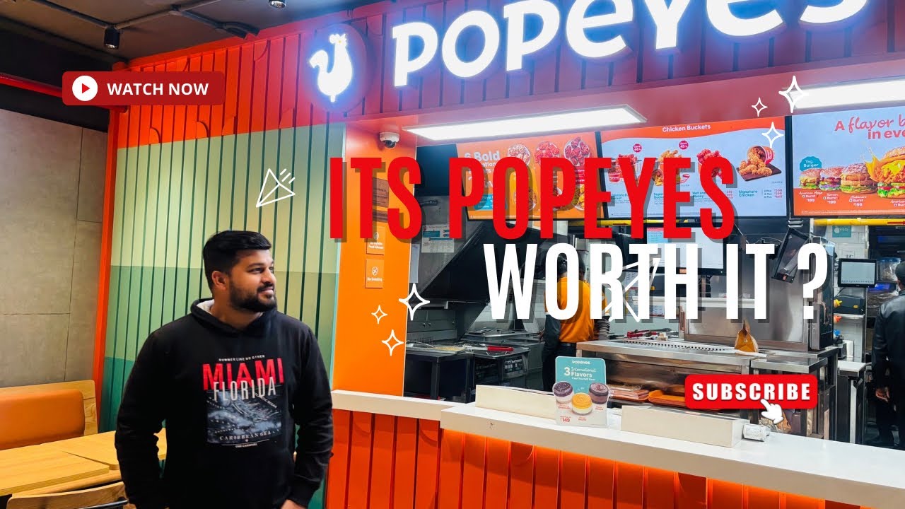 Aj Popeyes Main Gaye 🥵 /it’s worth it or not 😋/ Honest Review/ Watch Full Vedio 🙏👍