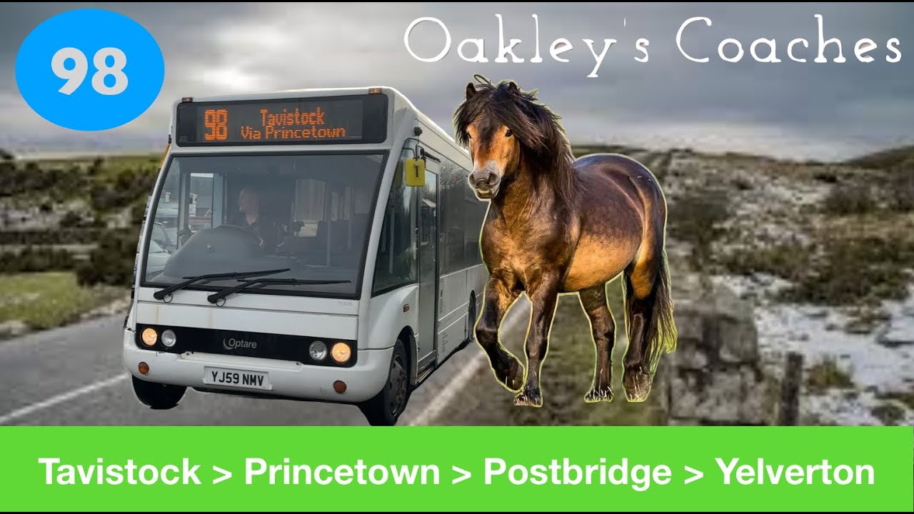 Sampling the Oakleys Coaches service 98 around Dartmoor as well as my adventure to get there!