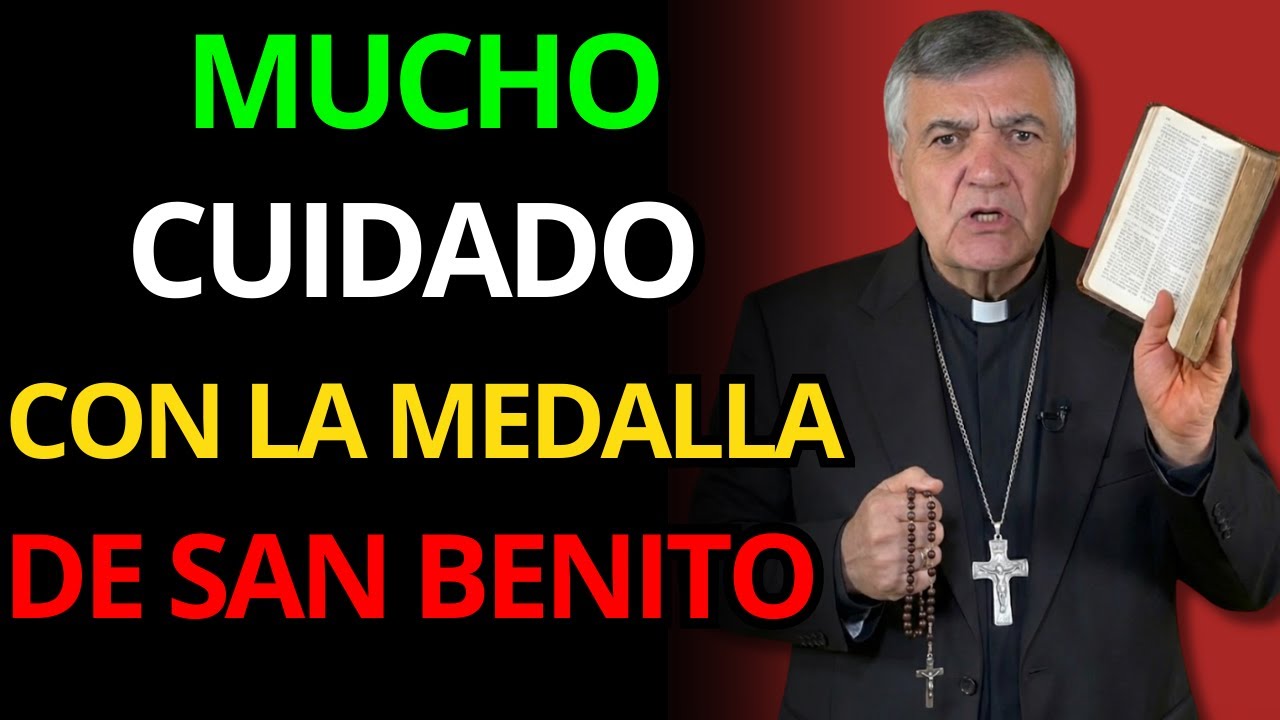 EL PADRE SANTIAGO MARTÍN ADVIERTE: ¡CUIDADO CON LA MEDALLA DE SAN BENITO!