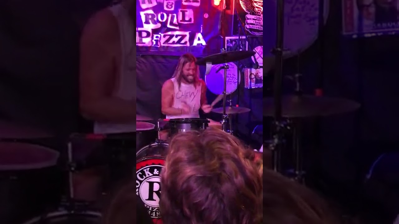 Taylor Hawkins- great drum clip 1-12-18 w/ Chevy Metal